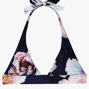 Floral bikini top PilyQ, Size Large, Very good condition